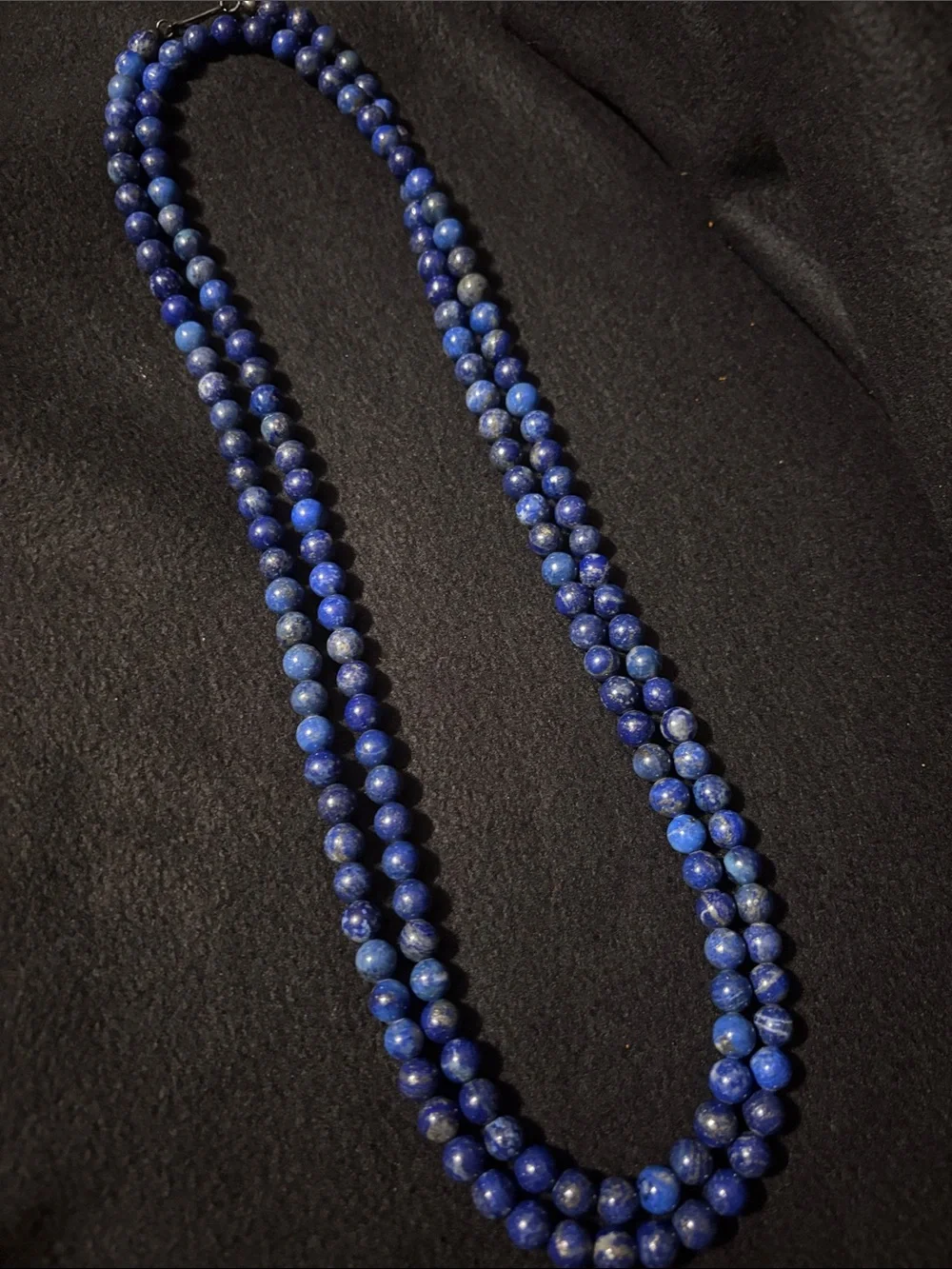 Jay King Lapis Lazuli beaded necklace - Picture 1 of 7